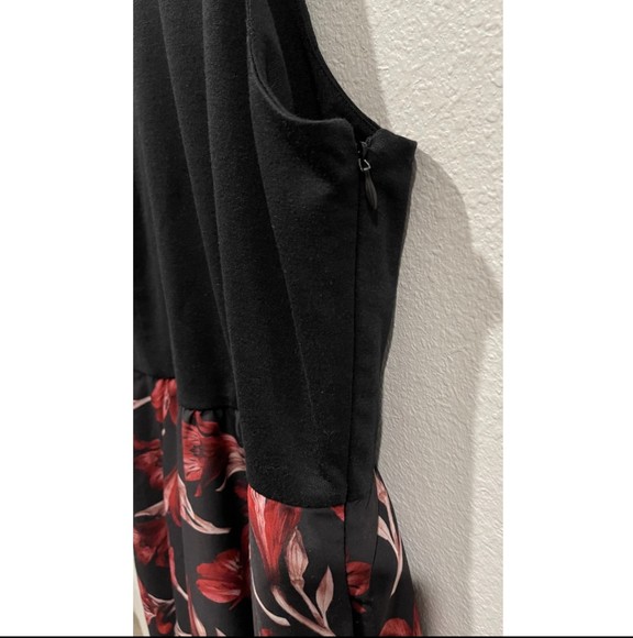 HUTCH Black High Low Floral Sleeveless Maxi Dress - Picture 3 of 5
